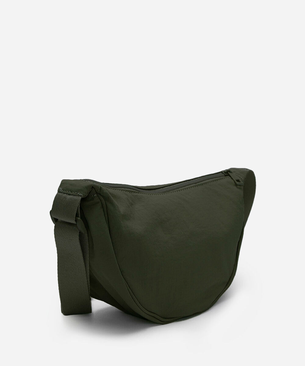 bolsa meia lua verde