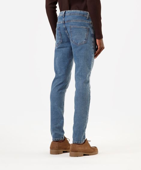 calça jeans super skinny masculina azul