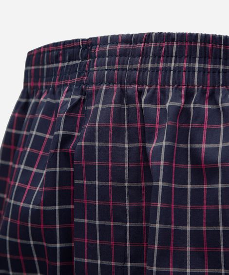 cueca samba canção masculina xadrez acetinada azul