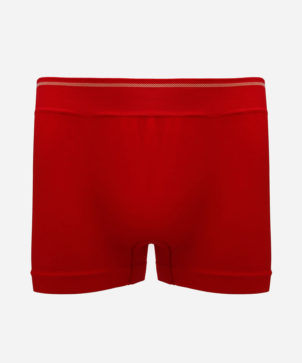 kit de 3 cuecas boxer masculina sem costura colorido