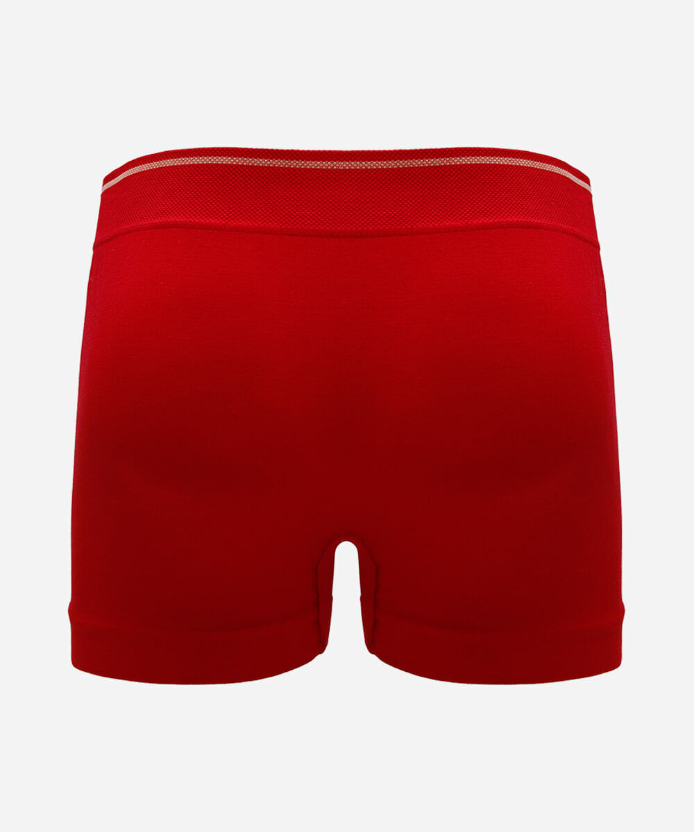 kit de 3 cuecas boxer masculina sem costura colorido