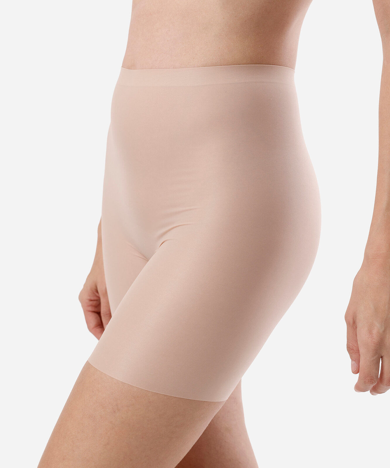 bermuda modeladora invisível feminina naked bege