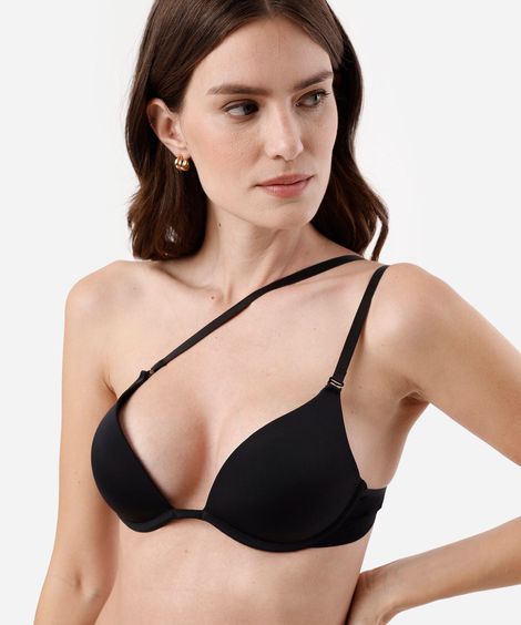 sutiã triângulo feminino alças com multifuncionais preto
