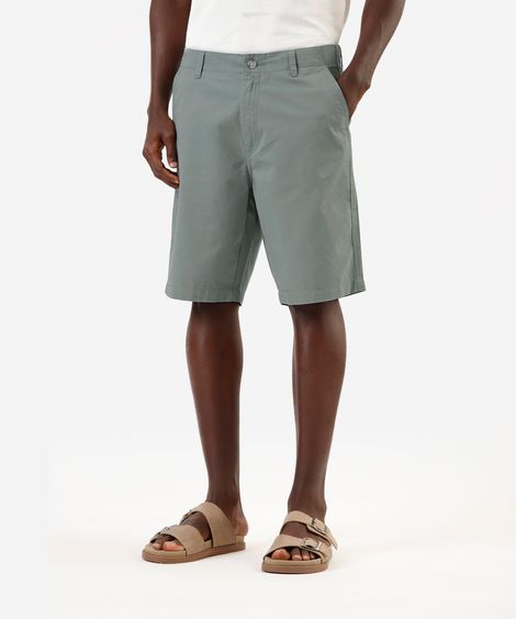 bermuda masculina reta chino verde