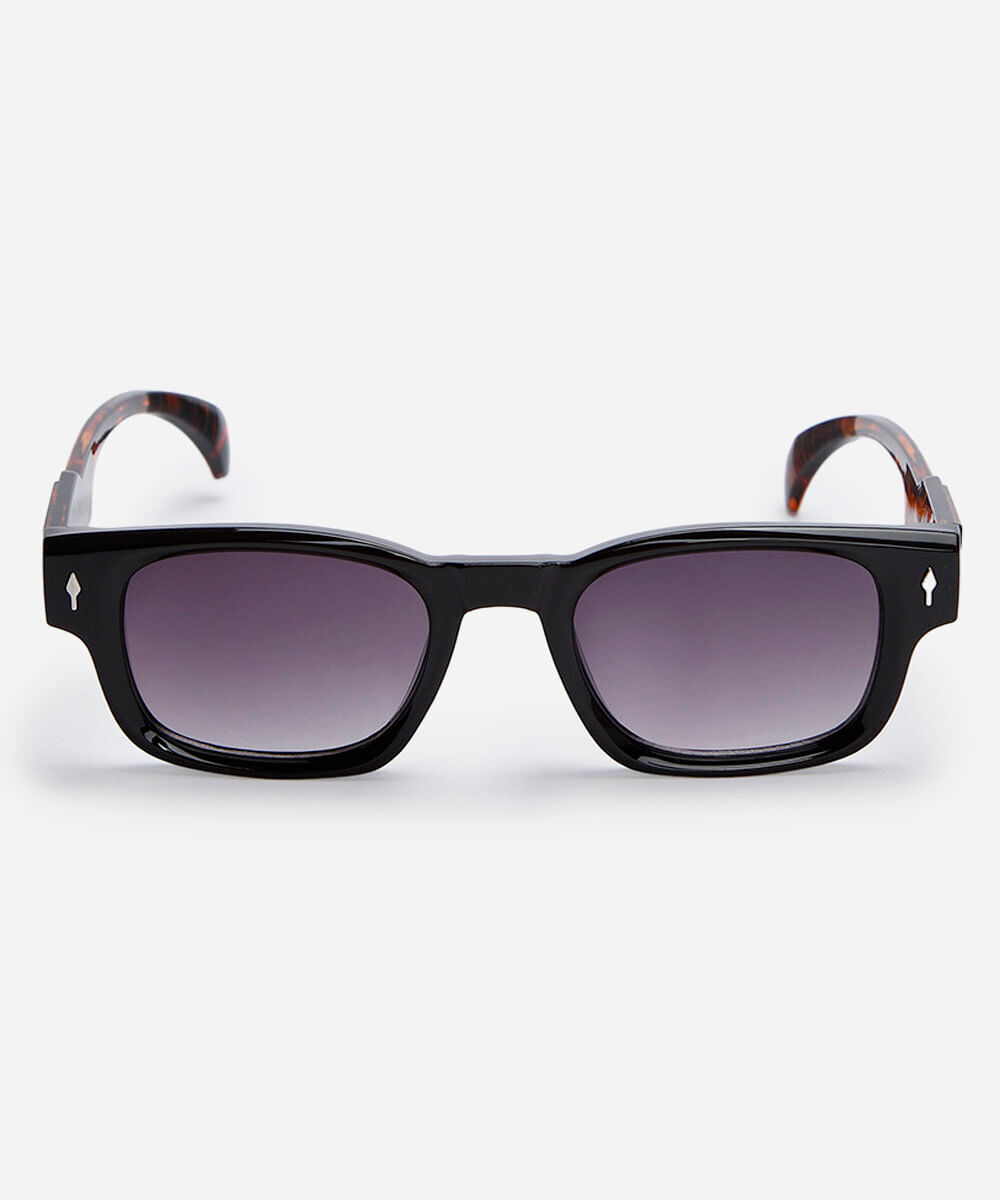óculos de sol quadrado triton feminino preto