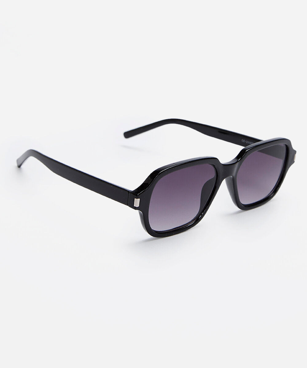 óculos de sol quadrado feminino preto