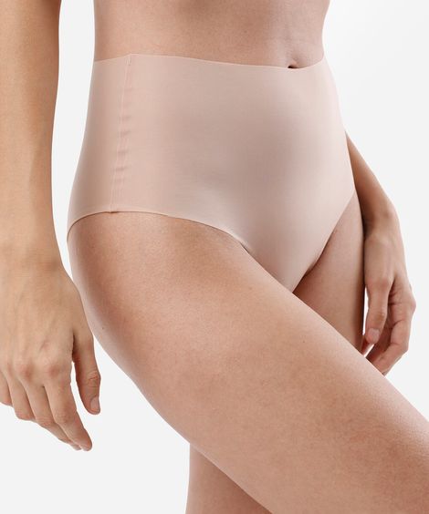 calcinha hot pant feminina com corte a fio bege