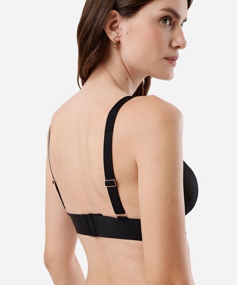 sutiã triângulo feminino com bojo preto