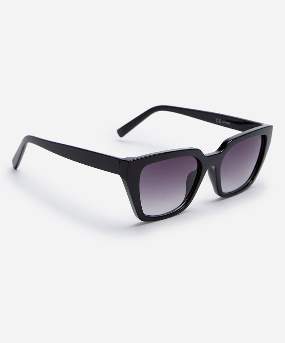 óculos de sol quadrado feminino preto