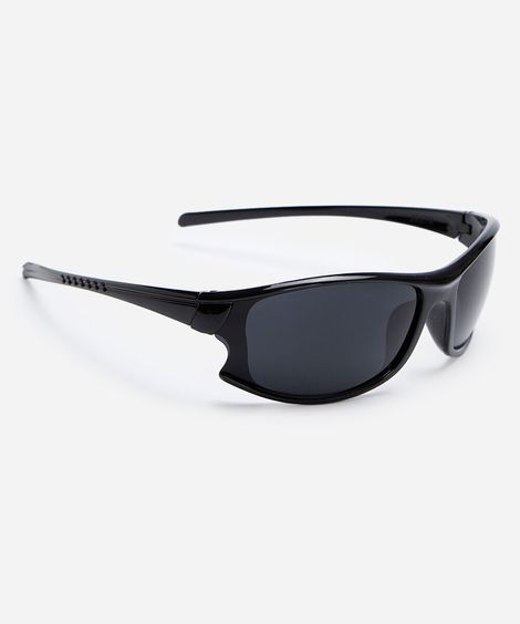 óculos de sol esportivo masculino preto