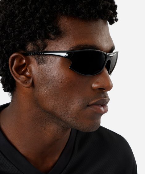 óculos de sol esportivo masculino preto