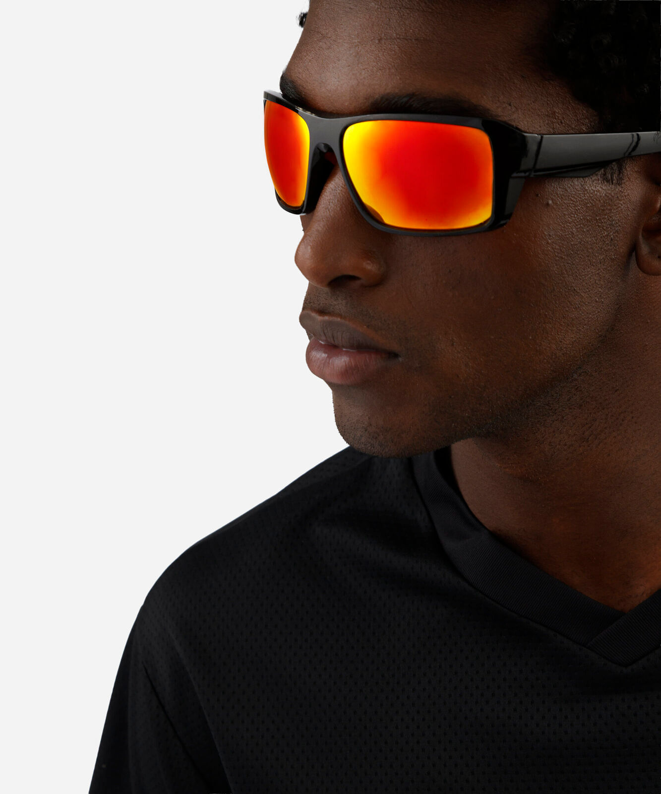 óculos de sol esportivo masculino preto