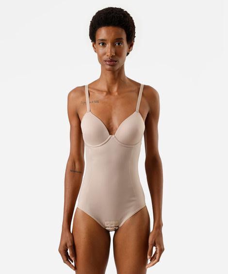body modelador feminino dilady bege