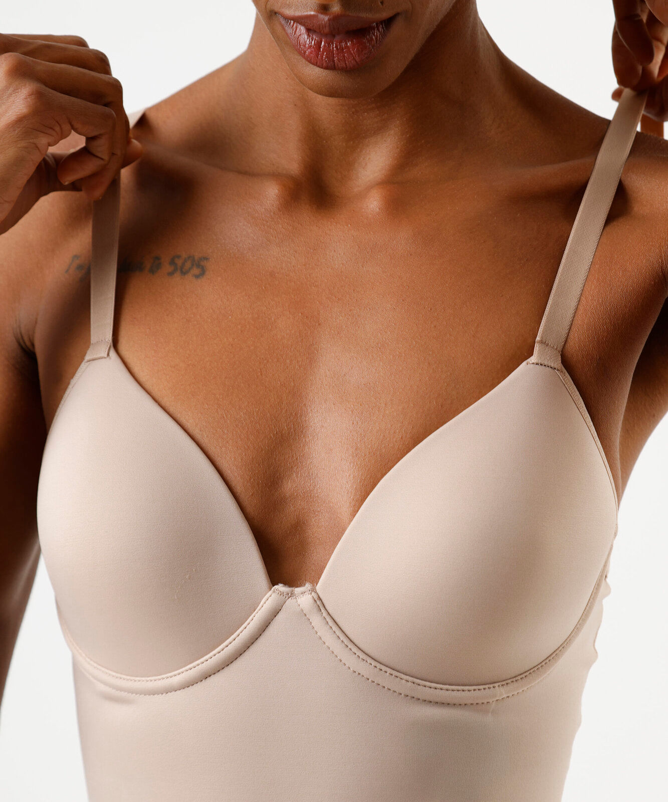 body modelador feminino dilady bege