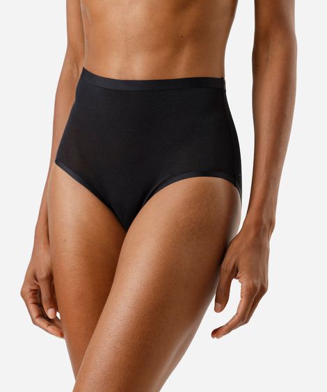 calcinha hot pant feminina de poliamida preta