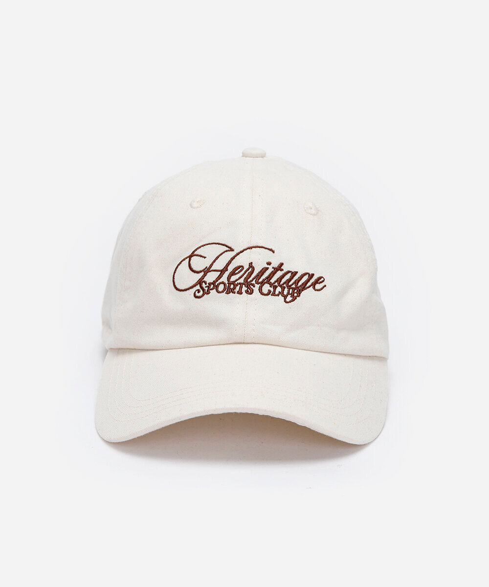 boné aba curva bordado off white