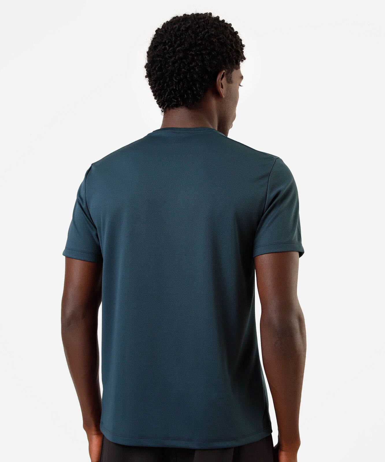 camiseta masculina esportiva ace com recorte verde