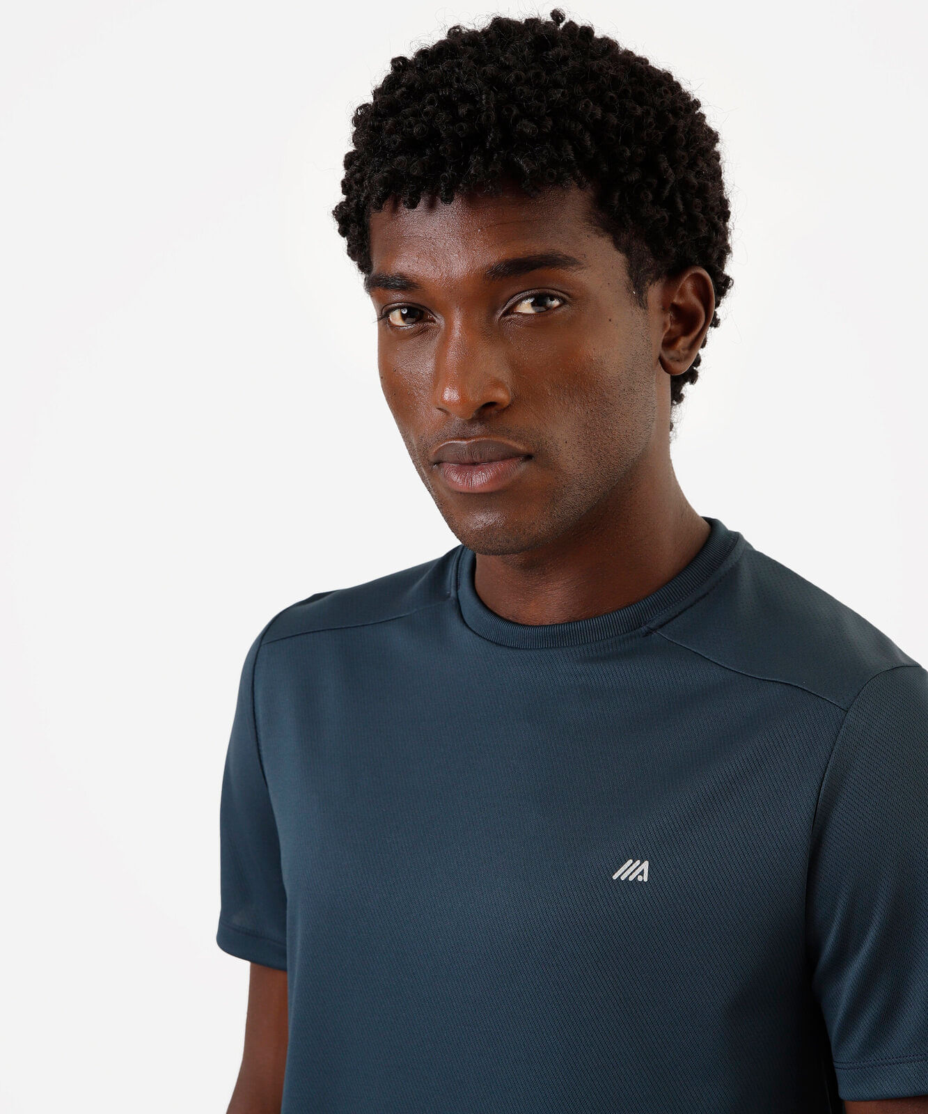 camiseta masculina esportiva ace com recorte verde