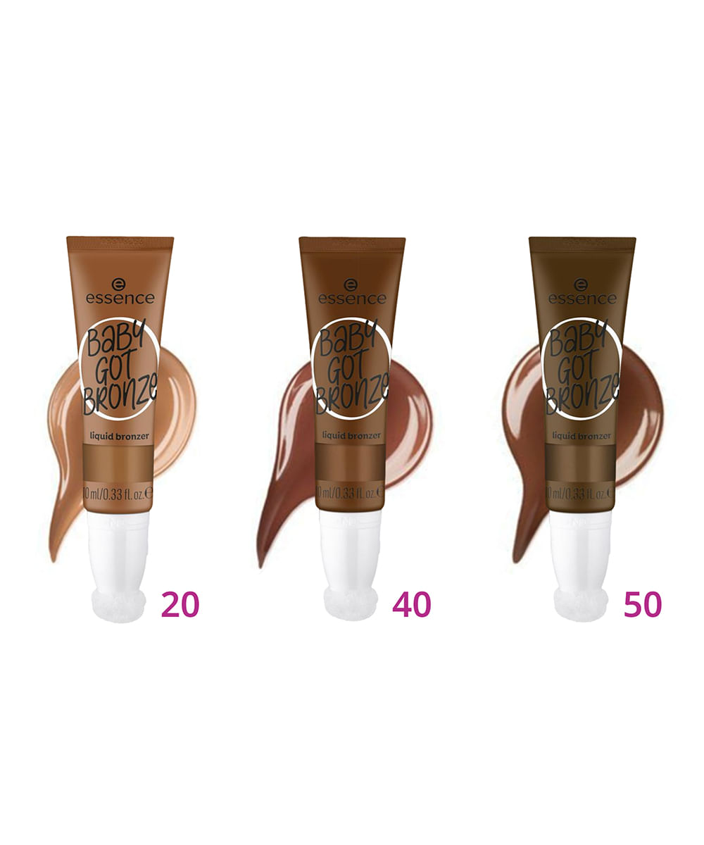 bronzer líquido essence baby got bronze liquid bronzer 40
