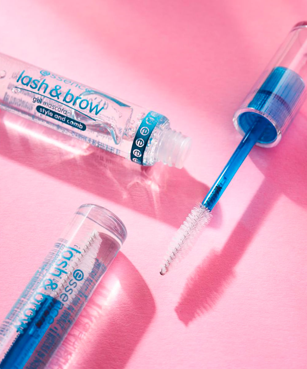 máscara de cílios e sobrancelha essence lash e brow gel