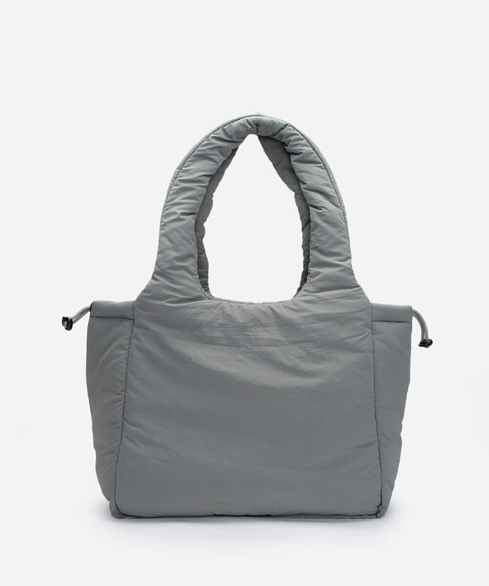 bolsa tote  cinza