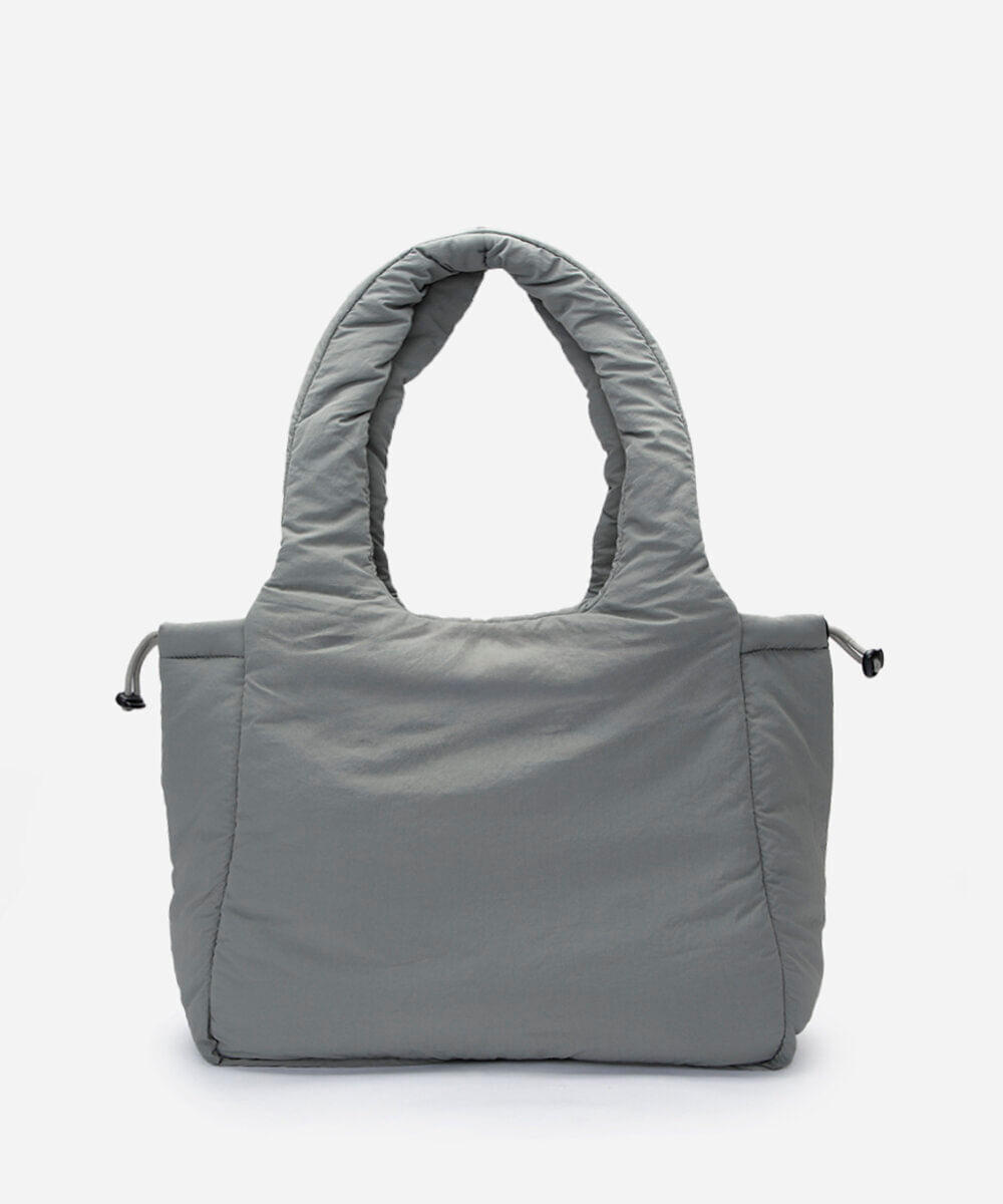 bolsa tote  cinza