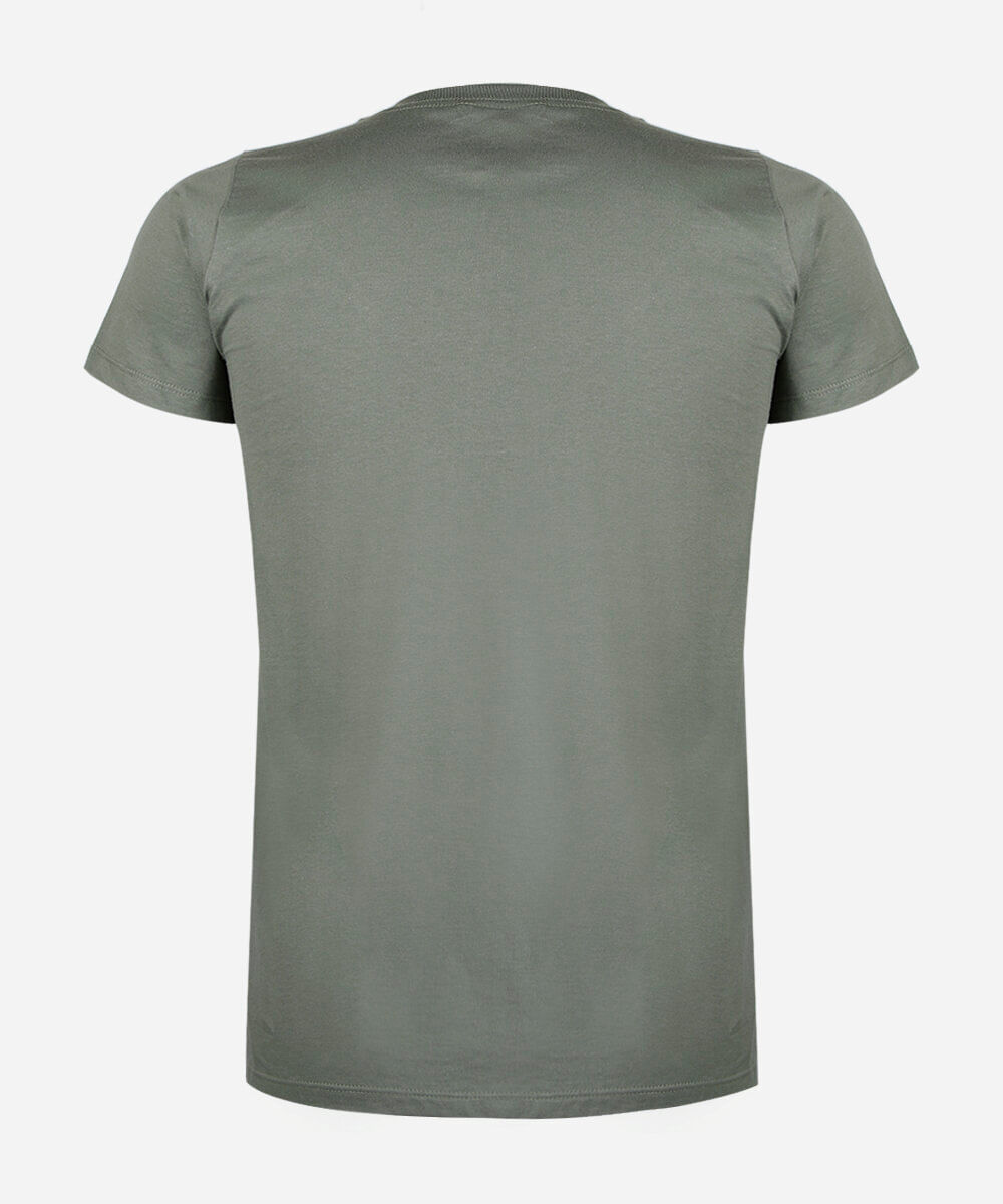 camiseta juvenil de algodão manga curta demon slayer verde
