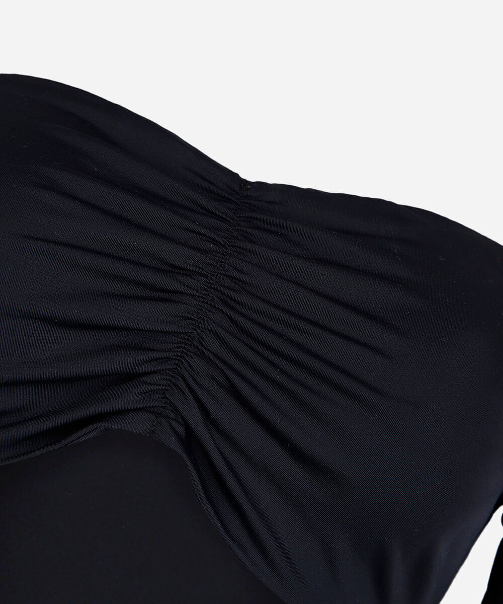 cropped juvenil cut out manga longa preto