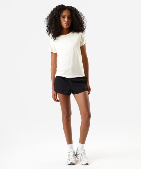 short running esportivo feminino de poliamida preto