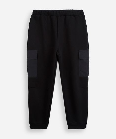 calça de moletom infantil preta