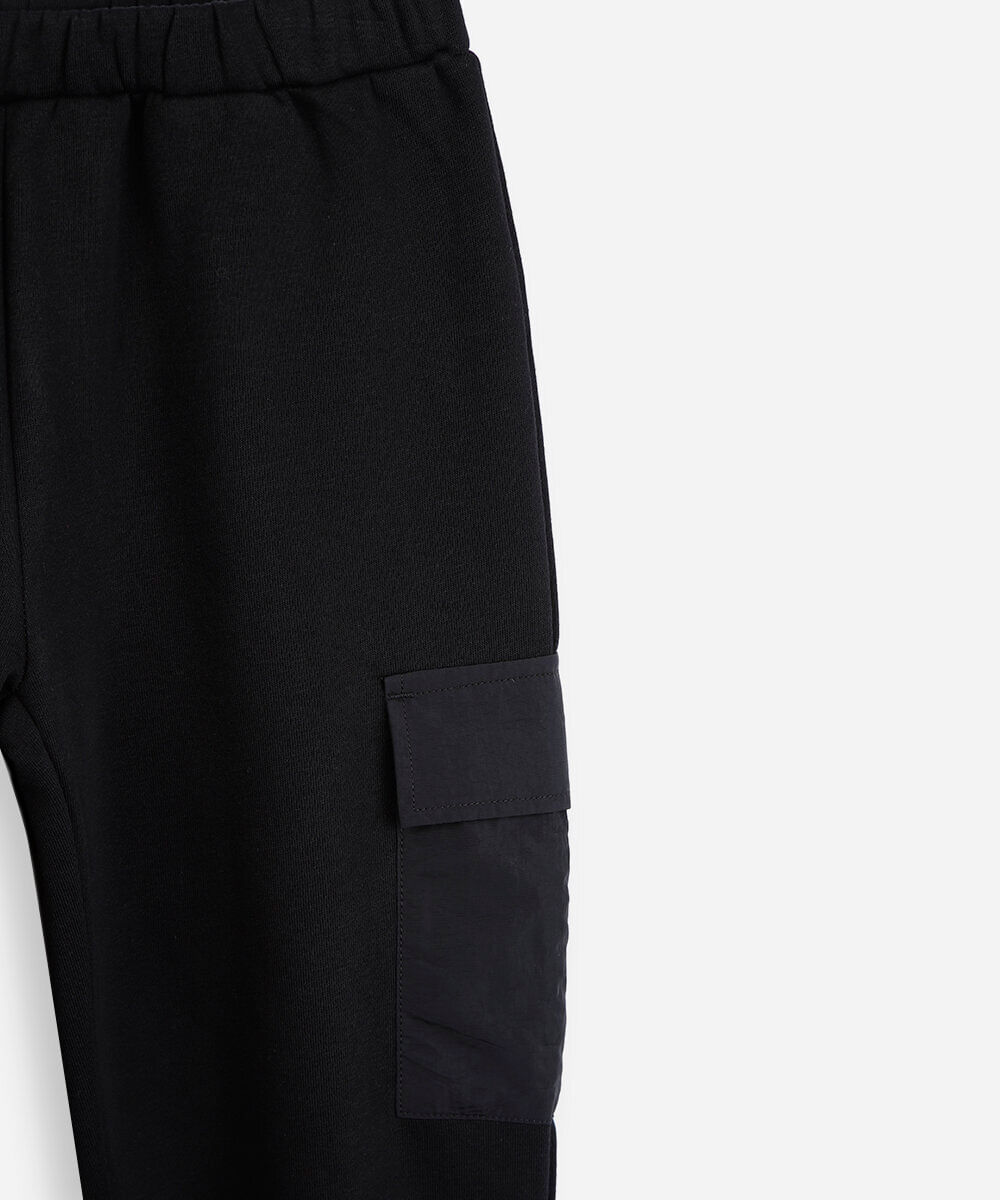 calça de moletom infantil preta