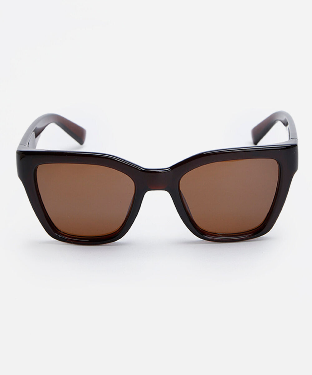 óculos de sol quadrado triton feminino marrom