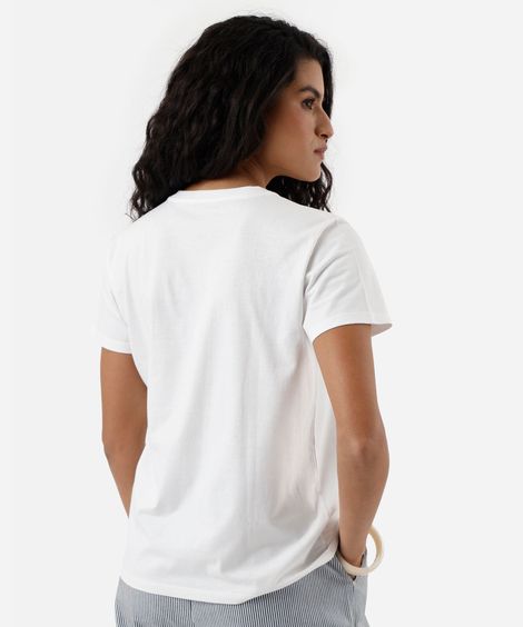 camiseta feminina brasil pack off white