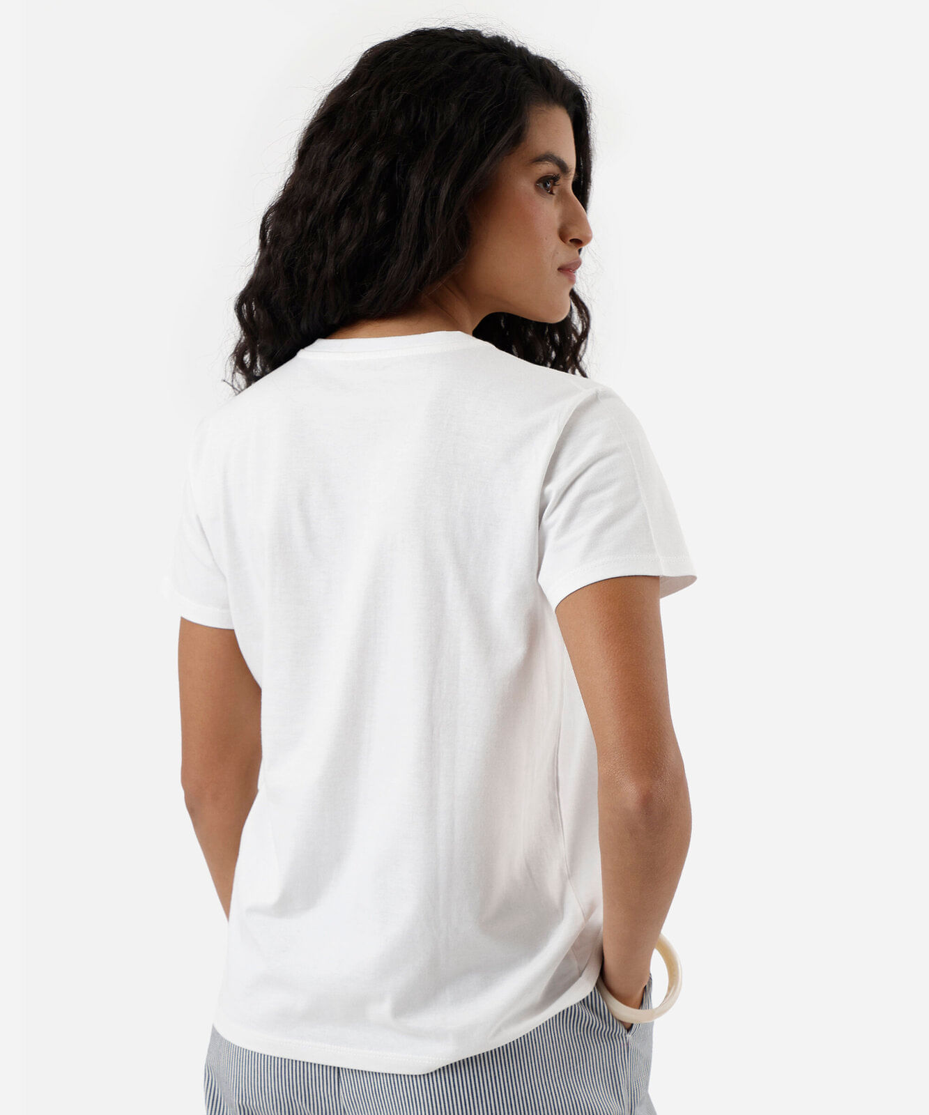 camiseta feminina brasil pack off white