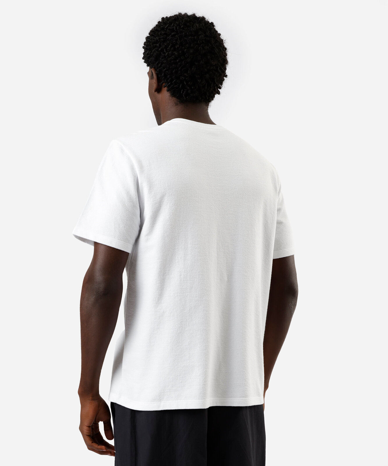 camiseta masculina de algodão manga curta brasil off white