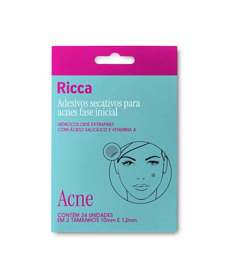 adesivos secativos ricca para acnes fase inicial