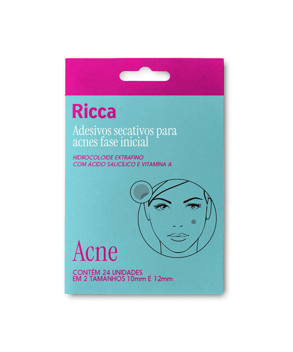 adesivos secativos ricca para acnes fase inicial
