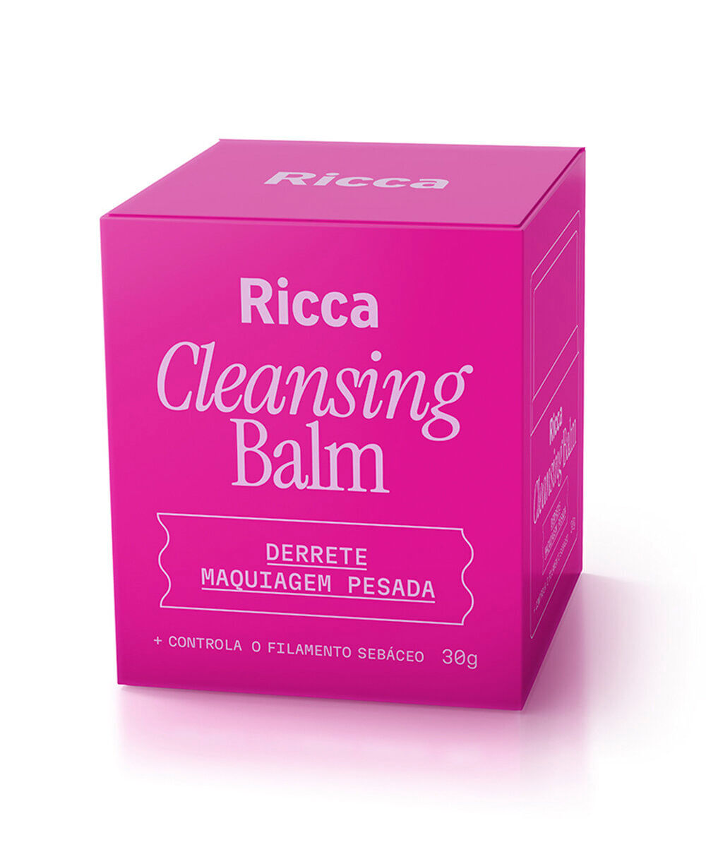 limpador facial ricca cleansing balm