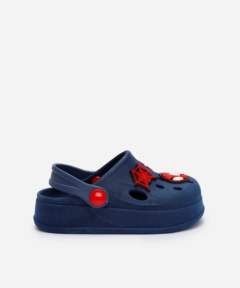 babuche infantil homem aranha azul