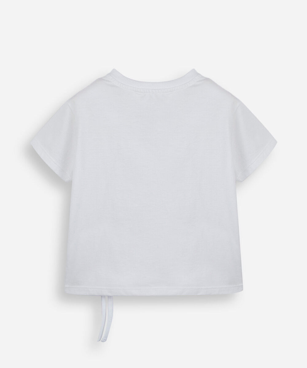 blusa infantil de algodão guerreiras do kpop off white