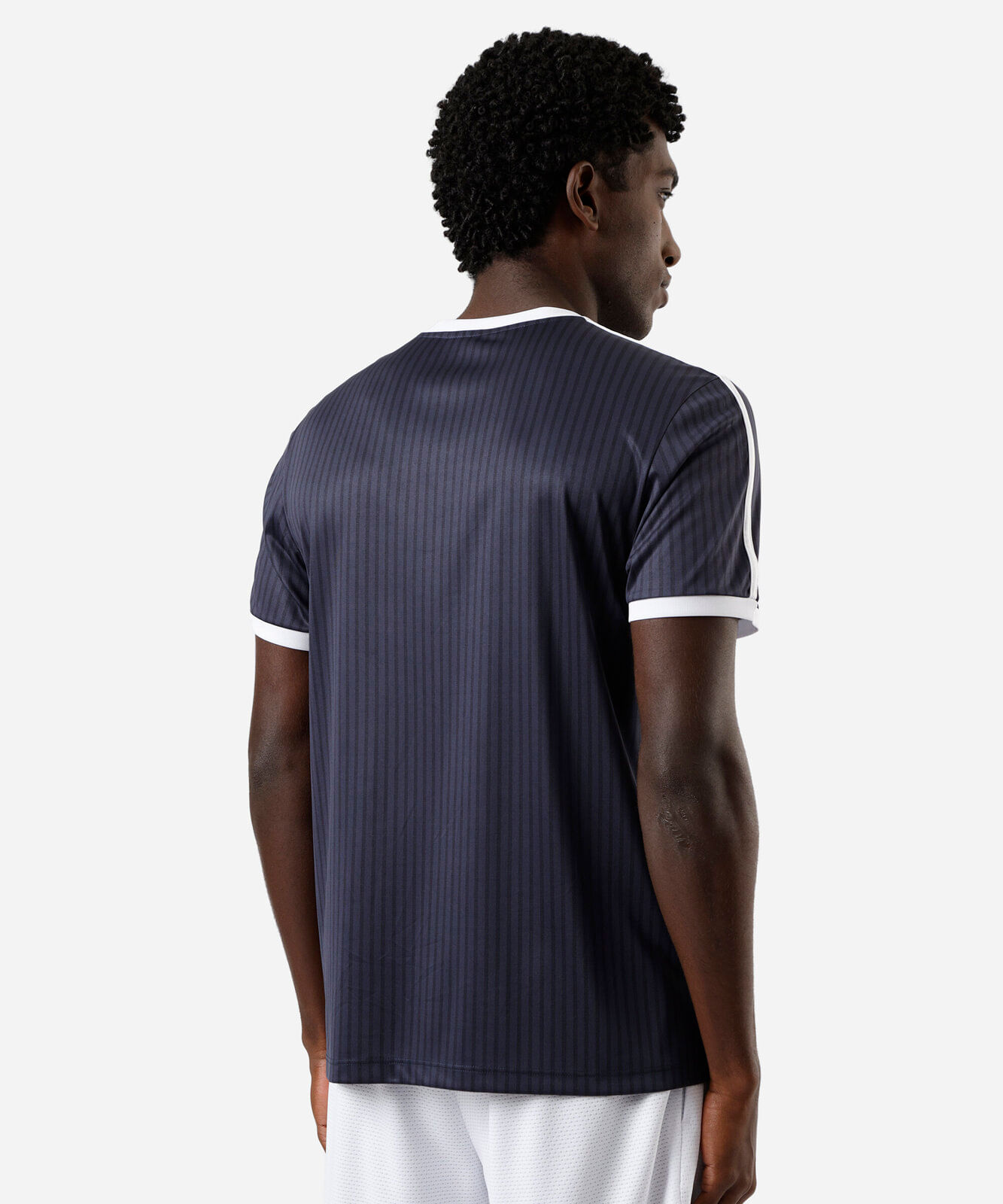 camiseta esportiva masculina manga curta azul