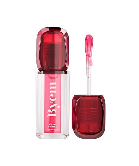 gloss labial byem lip oil morango