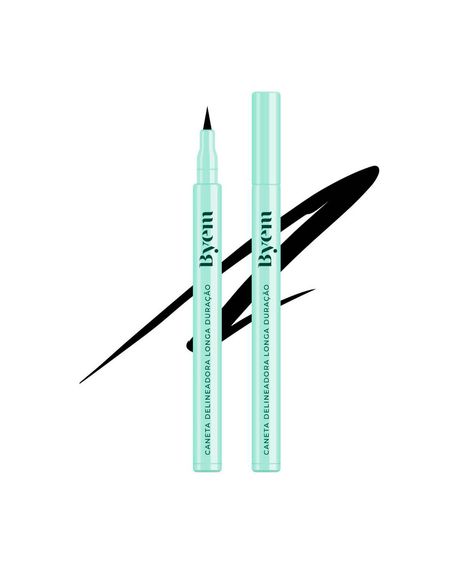 caneta byem delineadora eyeliner preta
