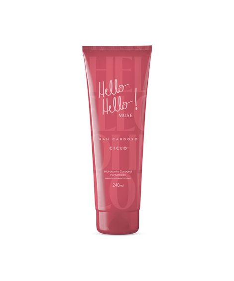 hidratante corporal feminino hello hello muse ciclo by nah cardoso 240ml