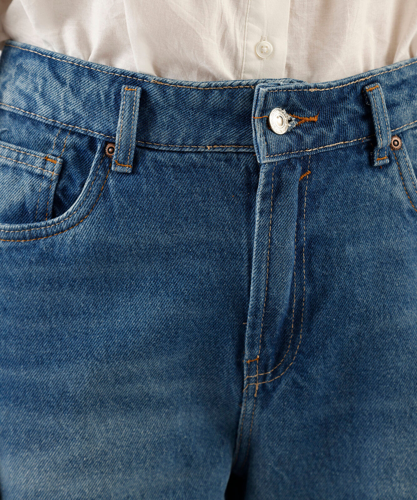 bermuda jorts feminina jeans cintura baixa azul