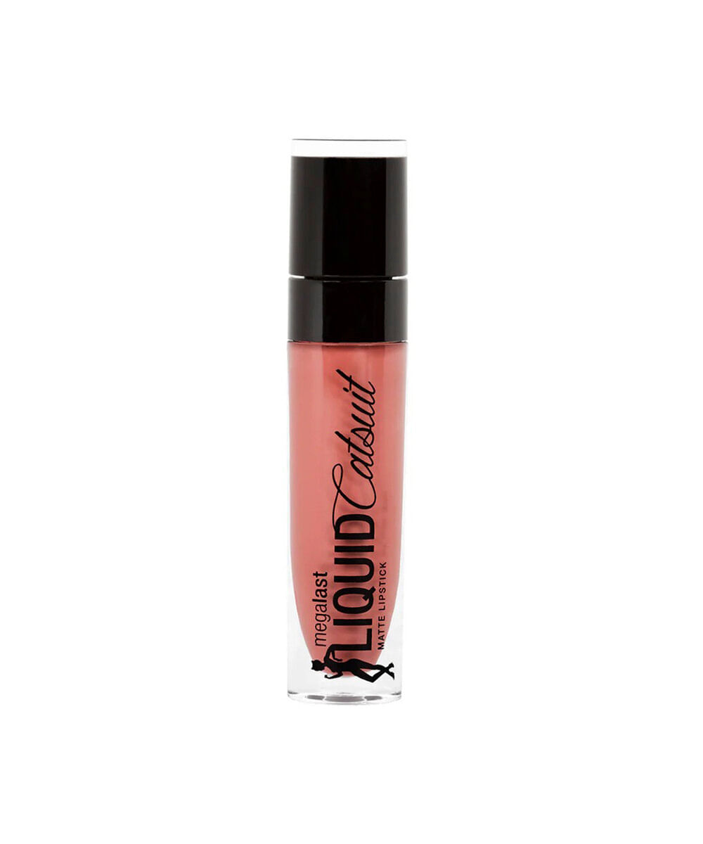 batom líquido megalast liquid catsuit matte lipstick nudist peach
