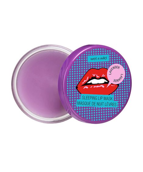 hidratante labial wet n wild máscara noturna perfect pout sleeping lip mask lavender