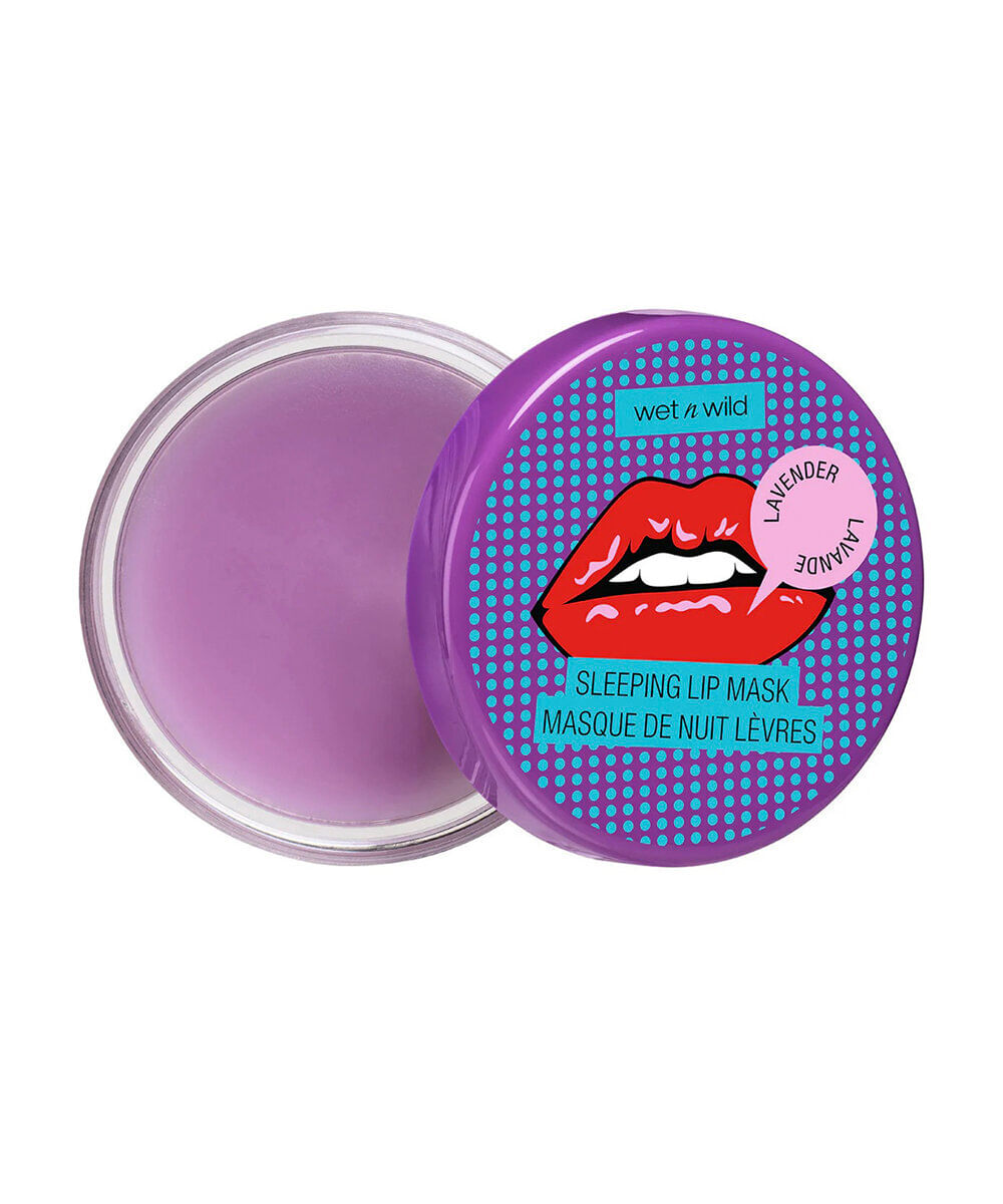 hidratante labial wet n wild máscara noturna perfect pout sleeping lip mask lavender