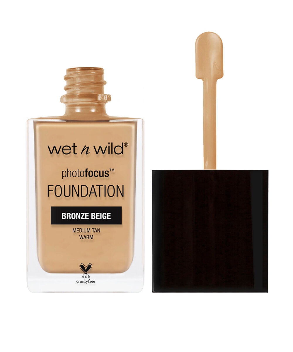 base líquida wet n wild photo focus matte foundation bronze beige