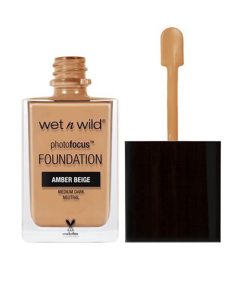 base líquida wet n wild photo focus matte foundation amber beige